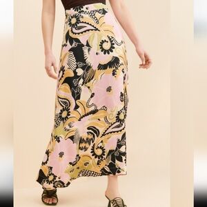 Farm Rio Forest Sand Maxi Skirt S